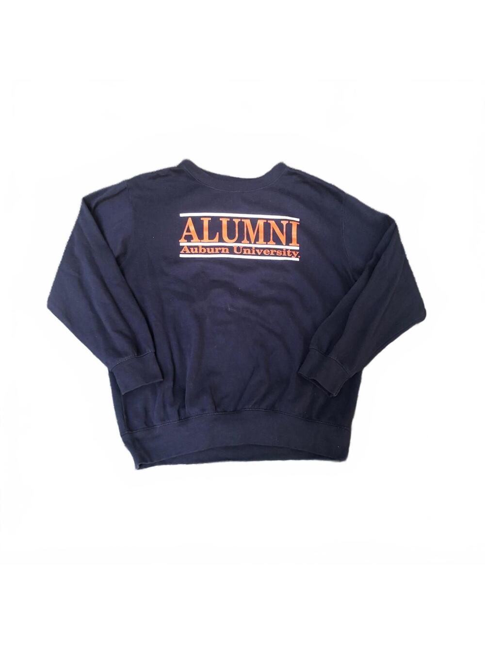 MV Sport Auburn University Alumni Navy Blue Sweatshirt XL